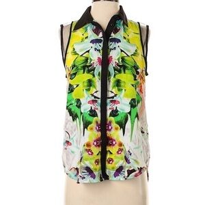 Prabal Gurung for target floral mesh top